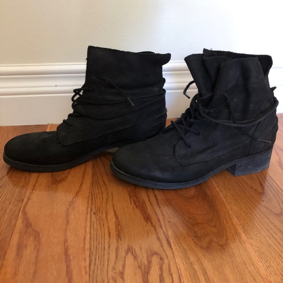 Hibou Lace Up Ankle Boots - Picture 3 of 5